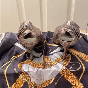 BCBGirls Tan High Heels with Stiletto Elegance